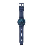 Swatch Big Bold Indigo Glow Navy Blue Watch SB05N113