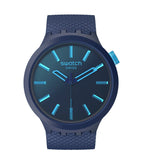 Swatch Big Bold Indigo Glow Navy Blue Watch SB05N113