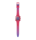 Swatch Bioceramic Squarely Berry SO34R700