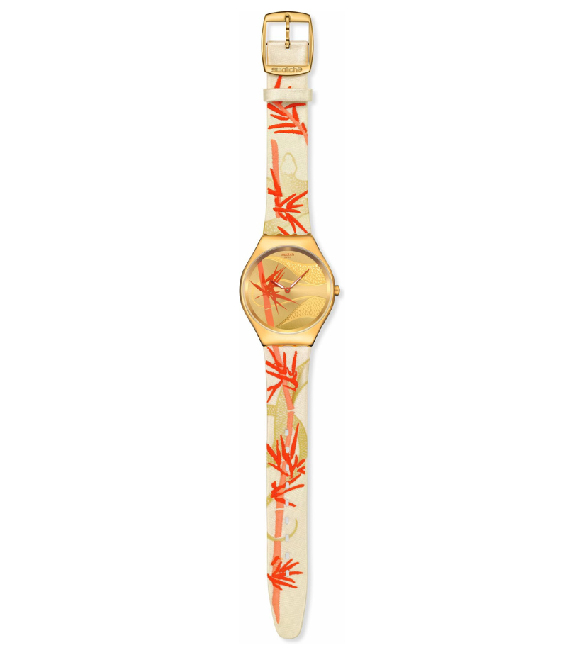 Swatch Unisex Golden Red Bamboo SYXZ105