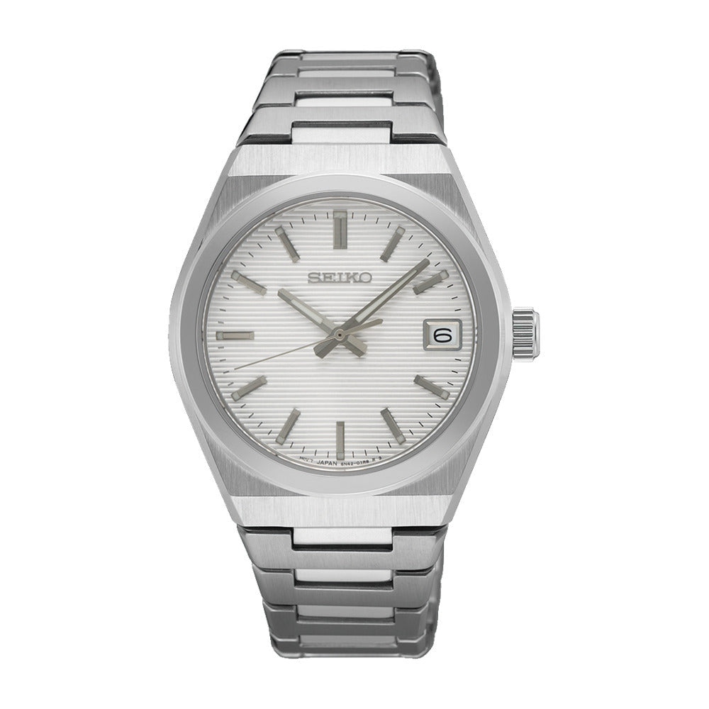 Seiko Classic Quartz White Dial Ladies Watch SUR573P1