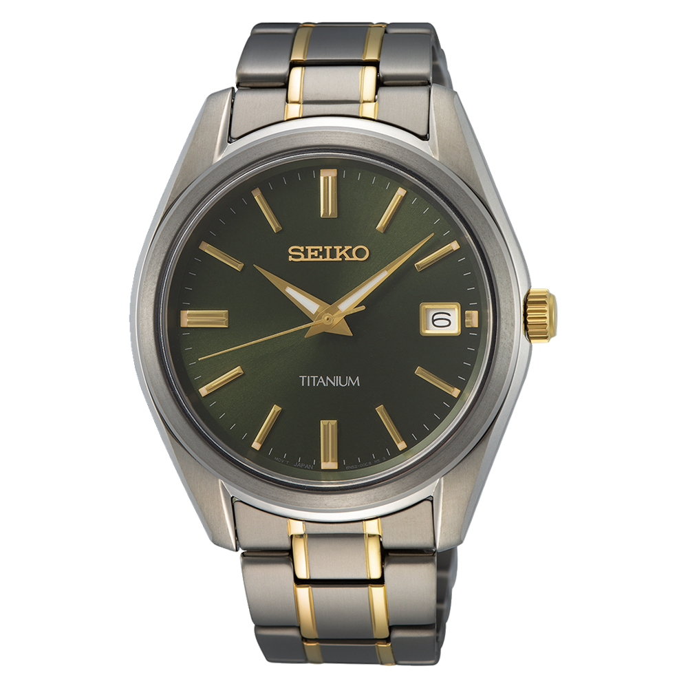 Seiko Essentials Quartz Green Dial Men's Watch SUR377P1