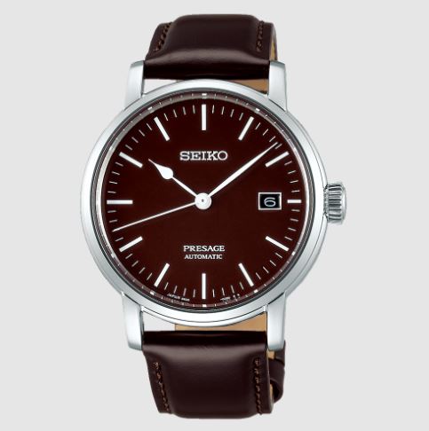 Seiko Presage Automatic Brown Dial Men's Watch SPB115J1