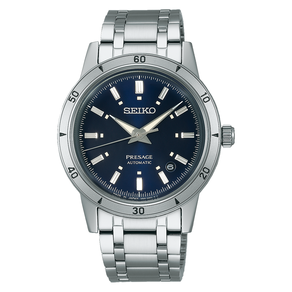 Seiko Presage Style60s Elegant Yet Rugged In Navy SRPL07J1