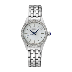 Seiko Quartz White Dial Ladies Watch SUR539P1