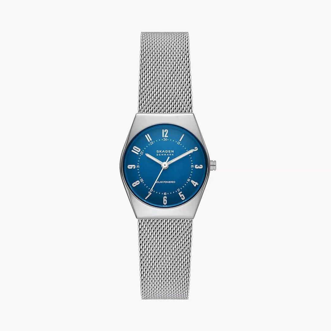 Skagen Grenen Lille Solar-Powered Silver-Tone Women's Watch SKW3080