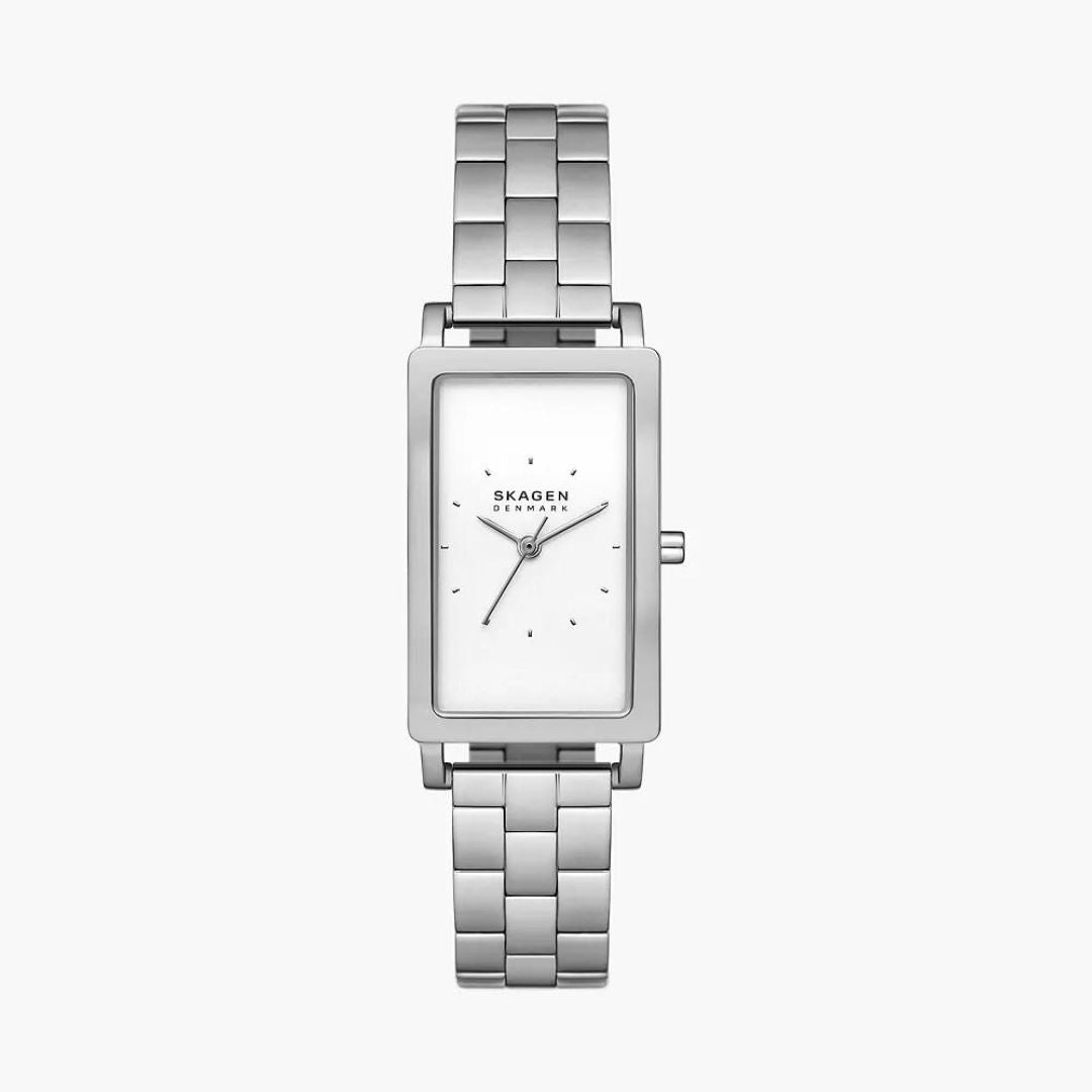 Skagen Hagen Three-Hand Silver Stainless Steel Bracelet Watch SKW3130