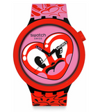 Swatch Hattie's Heart Keith Haring Watch SB05Z103