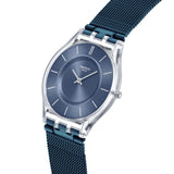 Swatch Cool Skies Skin Blue Dial Watch SS08K120M