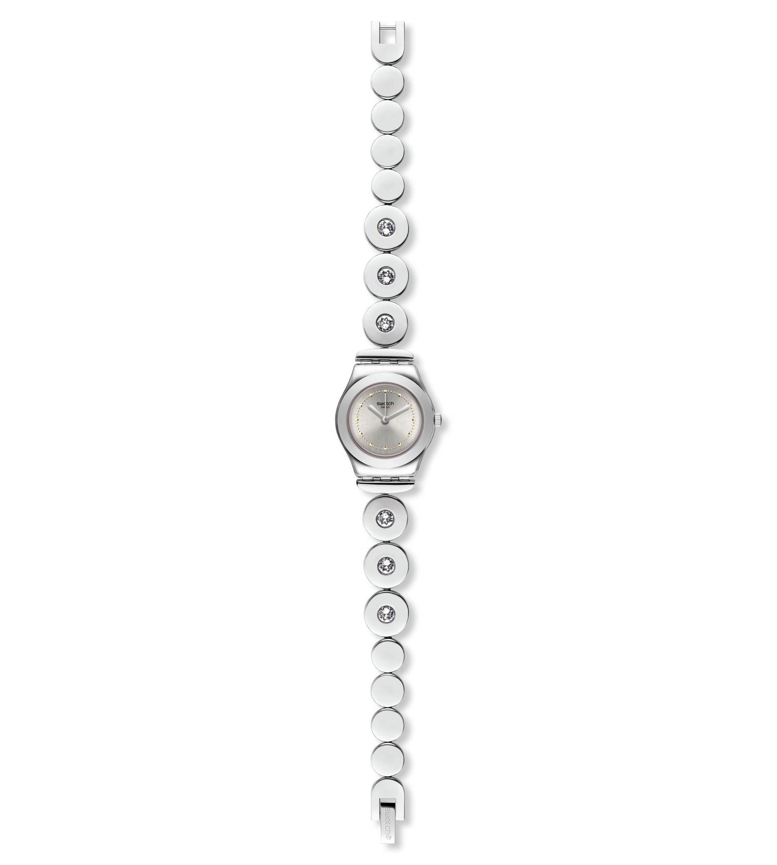 Swatch Inspirance Silver Dial Ladies Watch YSS317G