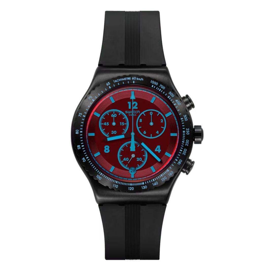 Swatch Irony - Chrono New Crimson Mystique Watch YVB417