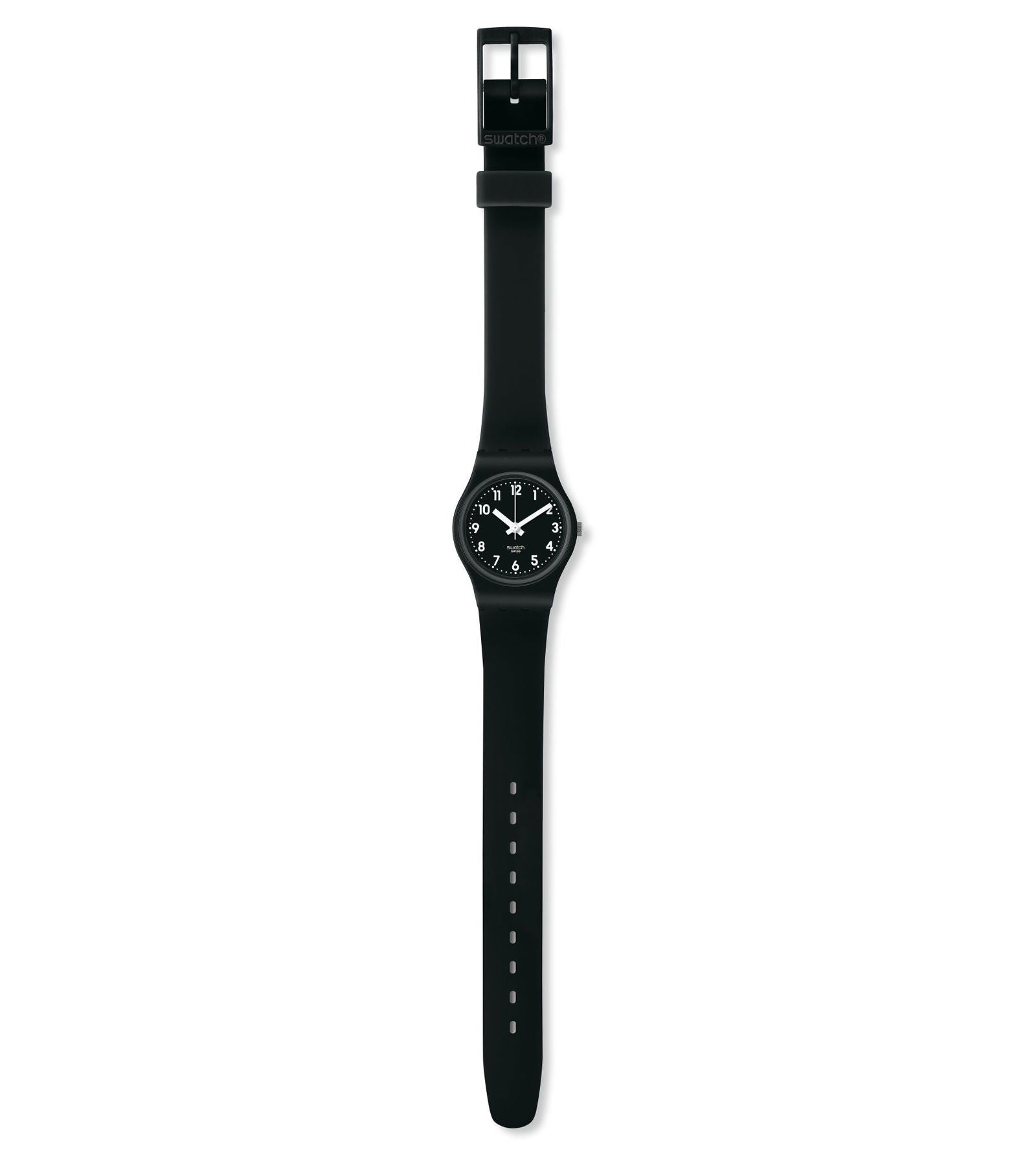 Swatch Lady Black Single Black Dial Watch LB170E