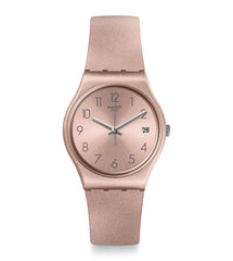 Swatch Pinkbaya Sun Brushed Quartz Ladies Watch GP403