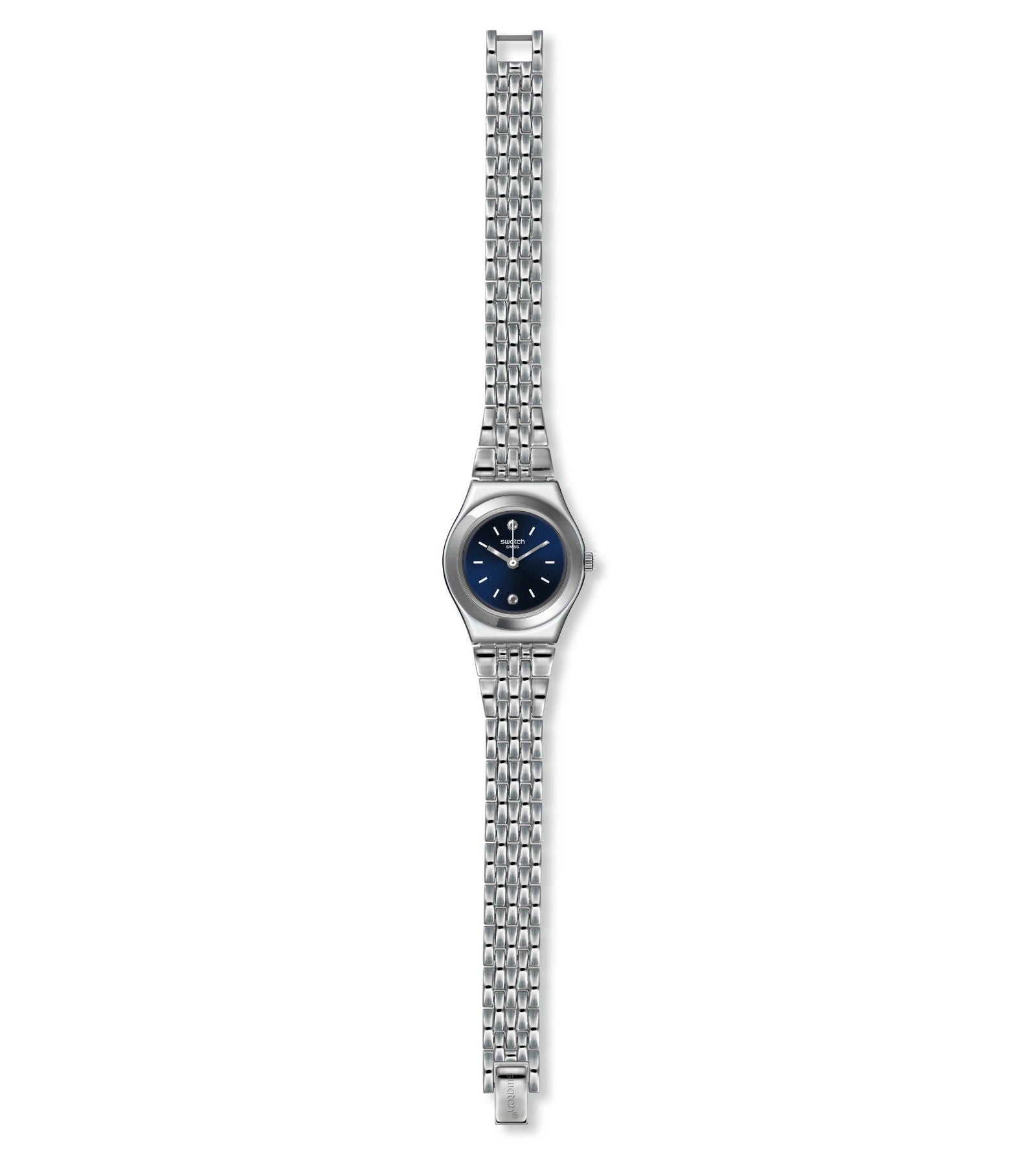 Swatch Sloane Blue Stainless-Steel Swiss Quartz Watch YSS288G