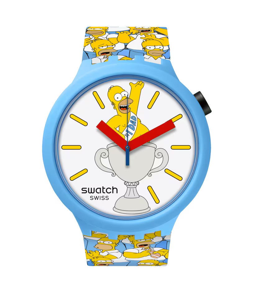 Swatch The Simpsons Collection Best. Dad. Ever SB05Z100