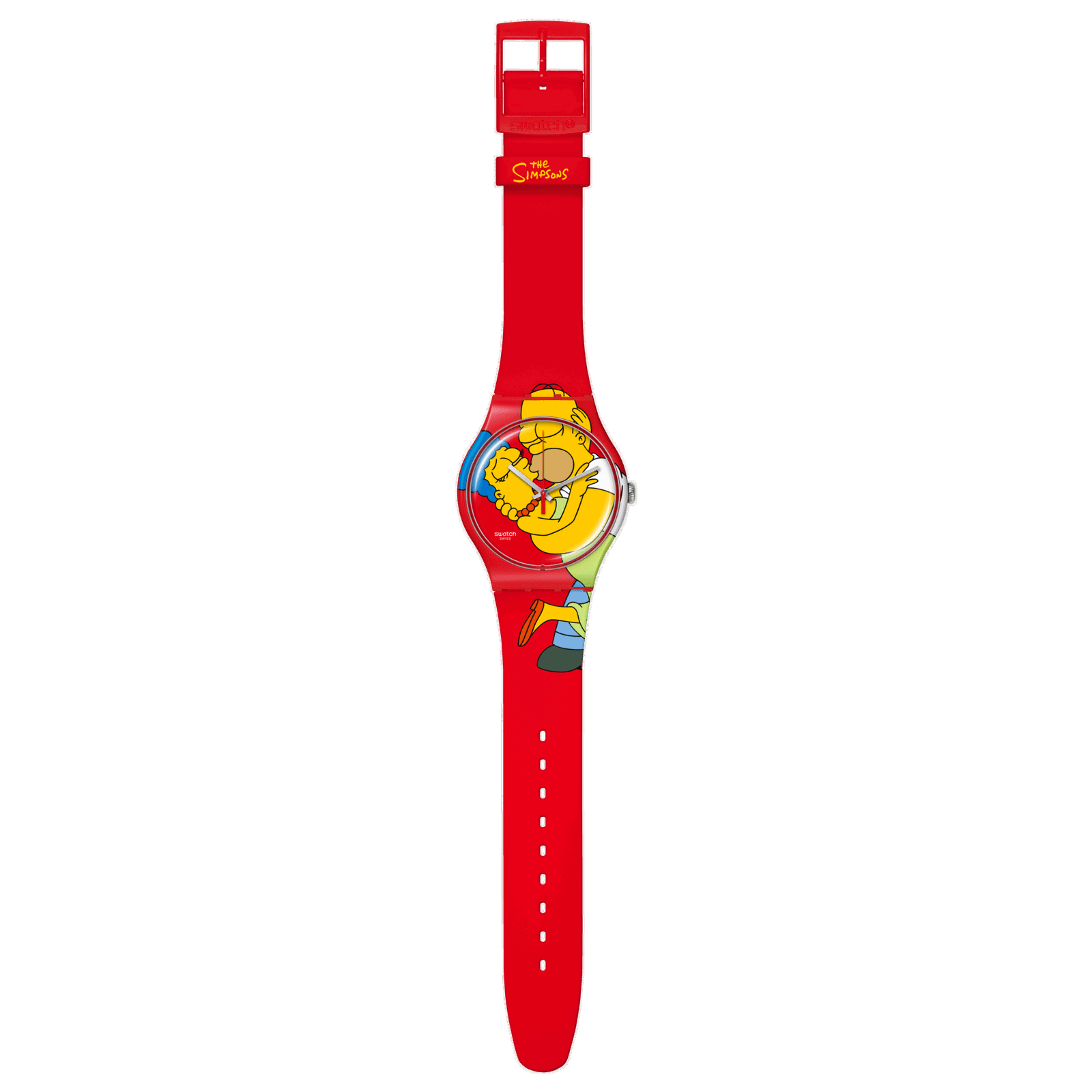 Swatch The Simpsons Sweet Embrace Valentino watch SO29Z120