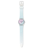 Swatch Ultraciel Blue Rubber Strap Watch GE713