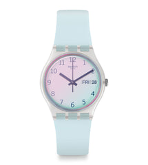 Swatch Ultraciel Blue Rubber Strap Watch GE713