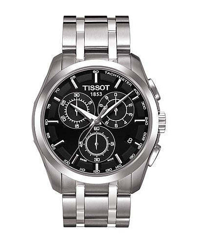 Tissot Couturier Chronograph Black Dial Men's Watch T035.617.11.051.00