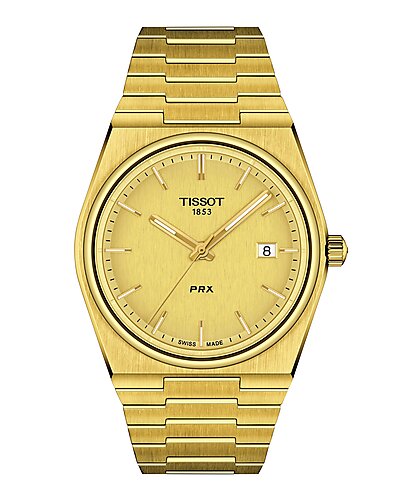 Tissot PRX Yellow Gold-Tone Stainless Steel Watch T137.410.33.021.00