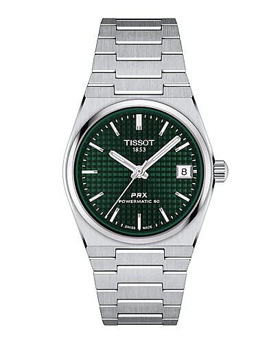 Tissot Prx Powermatic 80 Green Dial Unisex Watch T137.207.11.091.00