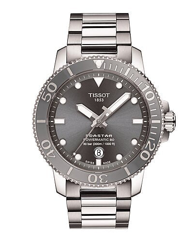 Tissot Seastar Automatic Grey Dial Men's Watch T120.407.11.081.01