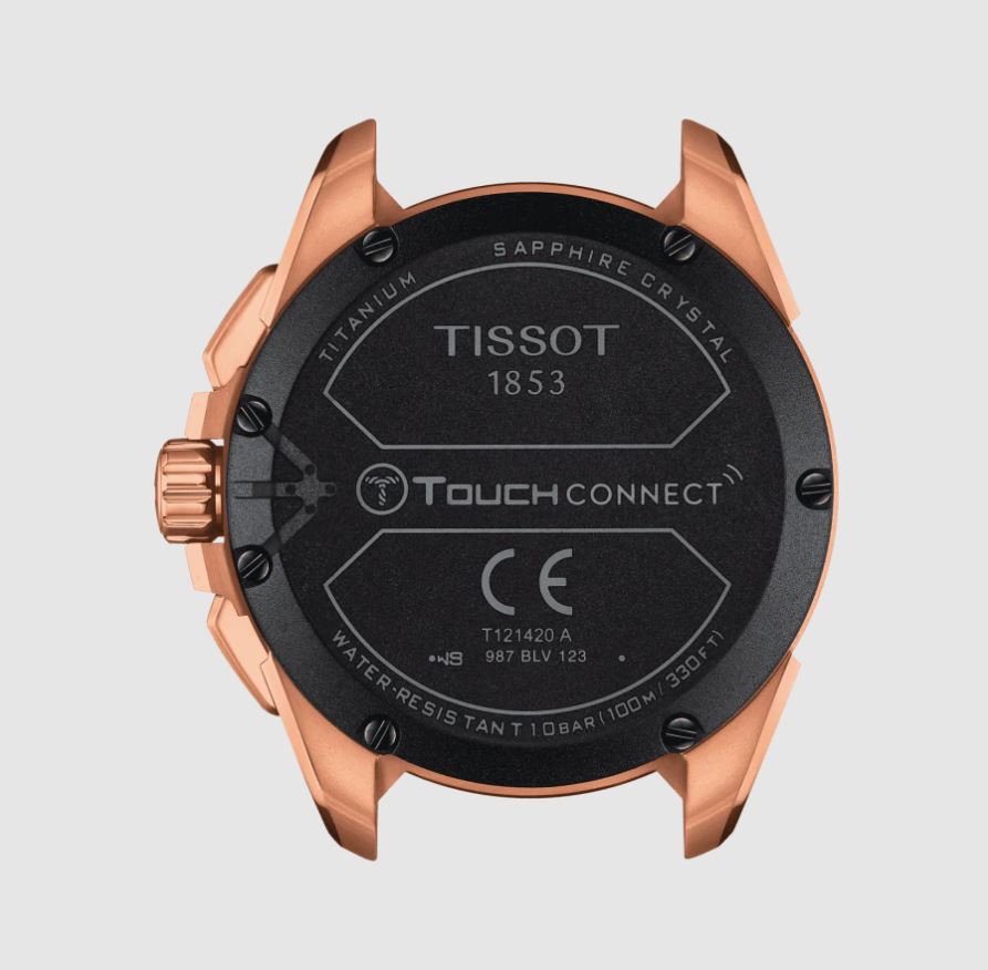 Tissot T-Touch Connect Solar Smart Silicone Strap Watch T121.420.47.051.02