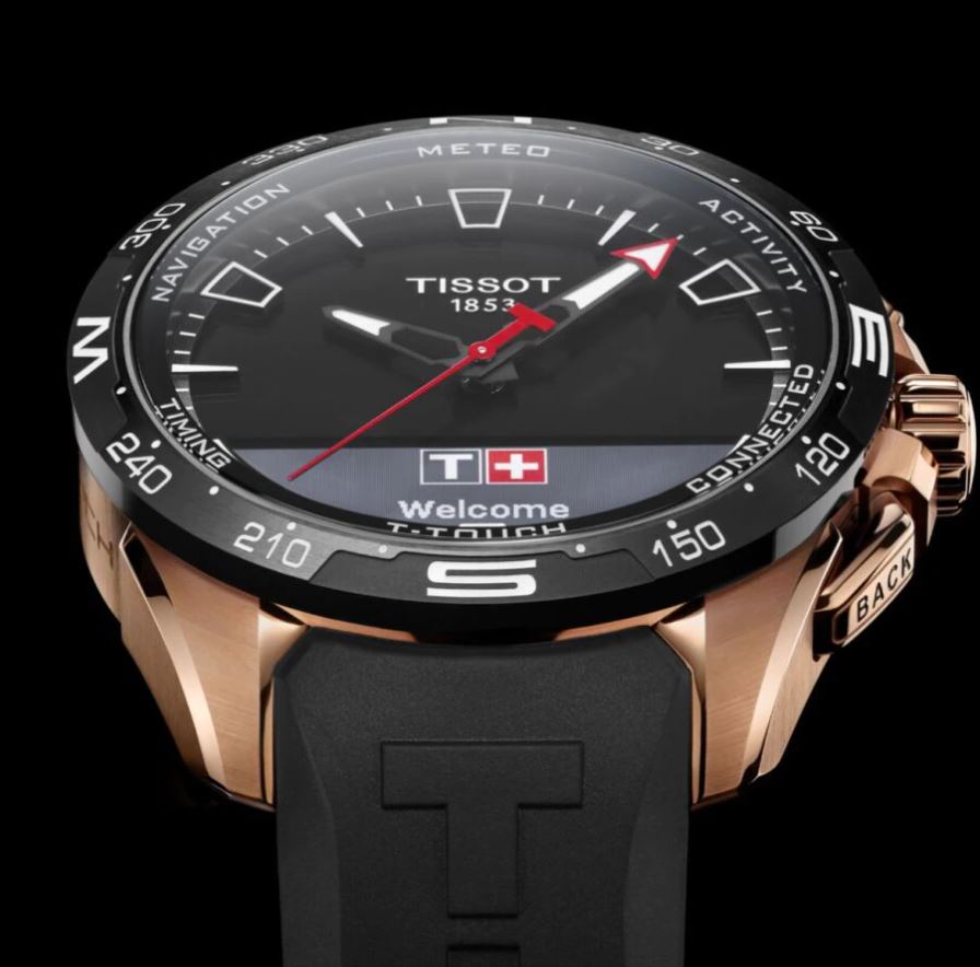 Tissot T-Touch Connect Solar Smart Silicone Strap Watch T121.420.47.051.02