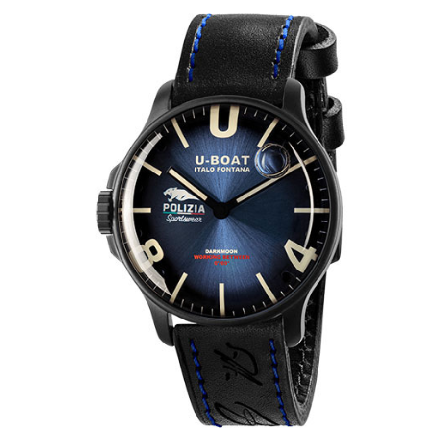 U-Boat Darkmoon Pantera Quartz Blue Dial Men's Watch 9180