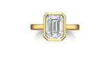 Cushion Diamond with Halo Engagement Ring