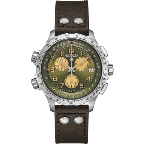 Khaki pilot outlet chrono quartz